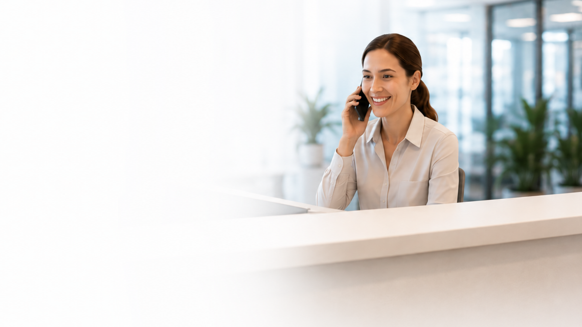 Centralino AI Continuum Voice durante la gestione di una richiesta telefonica